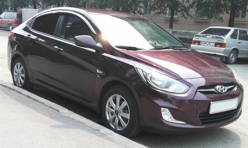 Hyundai Solaris цвета кузова 2020