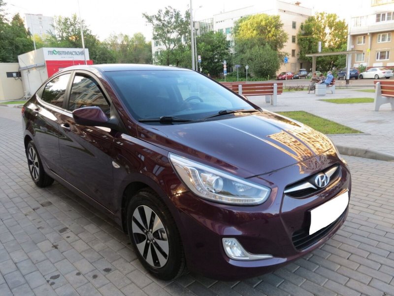 Hyundai Solaris цвета