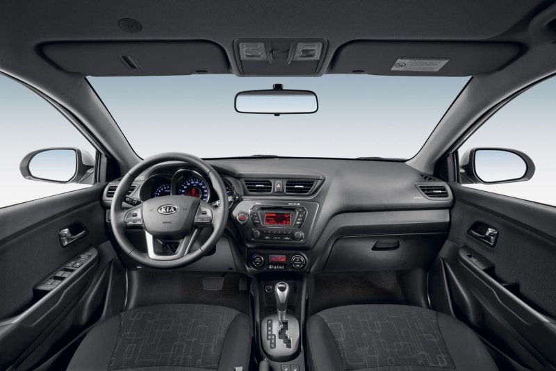 Kia Rio 2014 приборная панель
