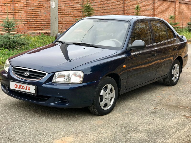 Hyundai Accent 2007 черный