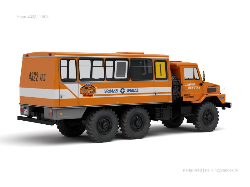 Урал-43223 кунг 1 43 модель