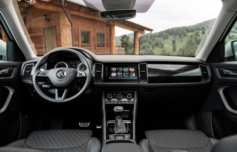 Skoda Kodiak 2019 панель