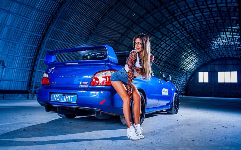 Subaru Impreza WRX STI Субарышня!