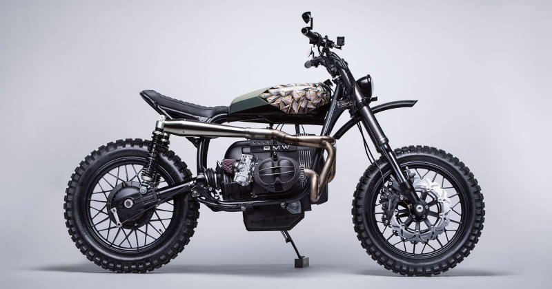 Скремблер мотоцикл BMW