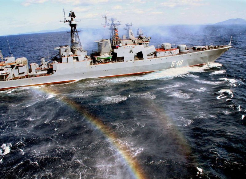 Корабли Северного флота в море