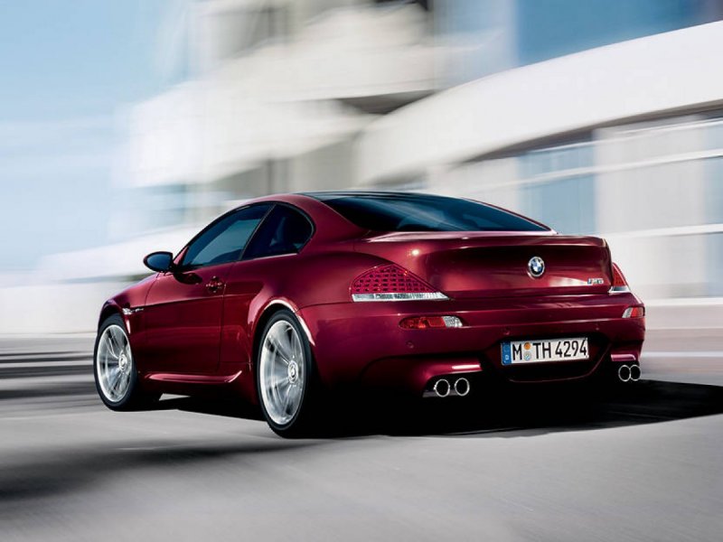 Винно-красный BMW m6