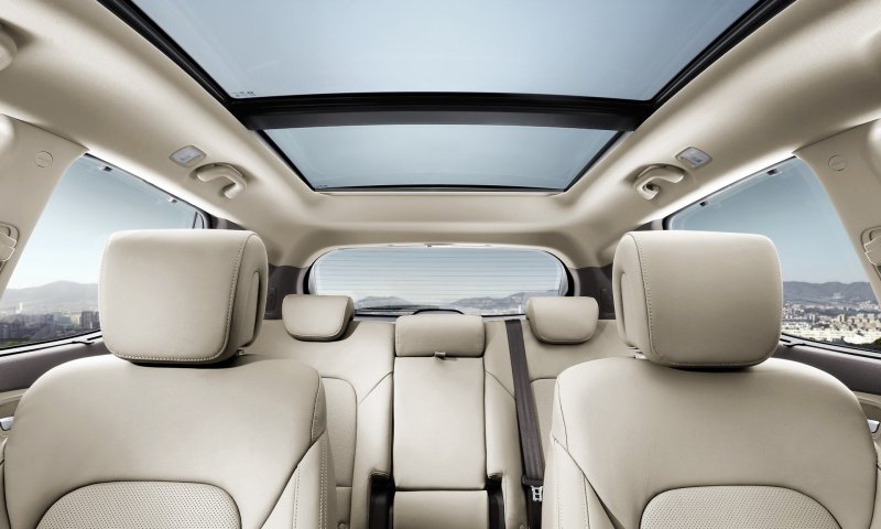 Hyundai Santa Fe 2020 панорамный люк