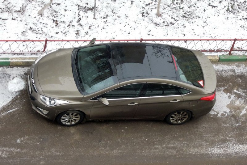 Hyundai i40 панорамная крыша
