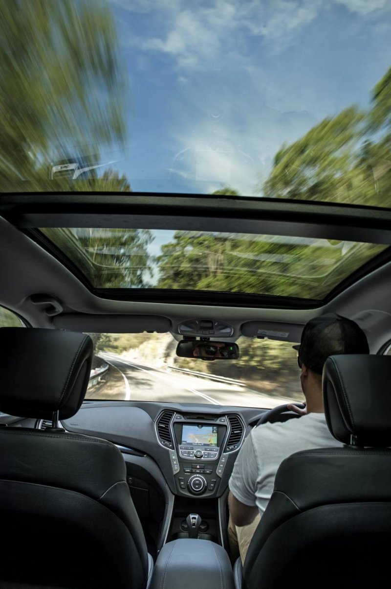 Hyundai Santa Fe с панорамной крышей