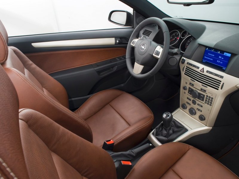 Opel Astra h 2007 салон кожаный
