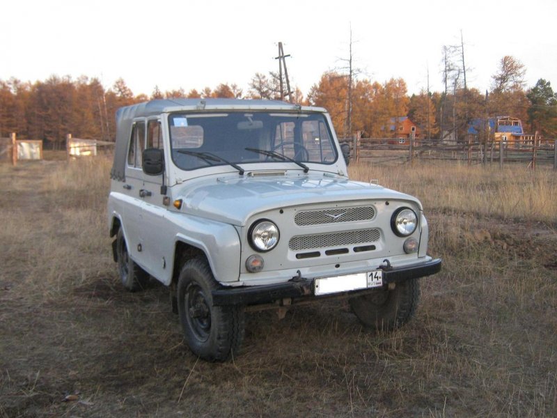 УАЗ 31512 цвет белая ночь