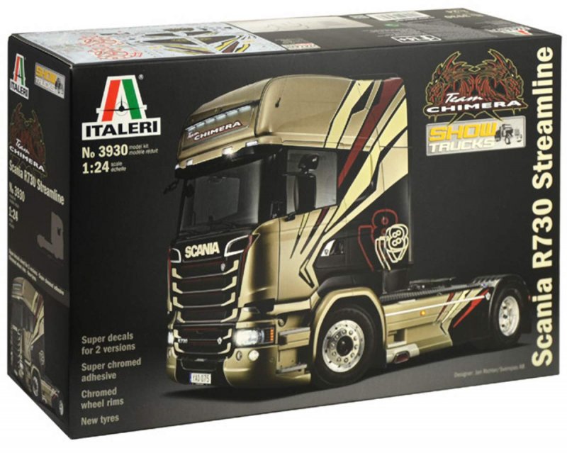 3858 ИТ грузовик Scania (Italeri) 1/24