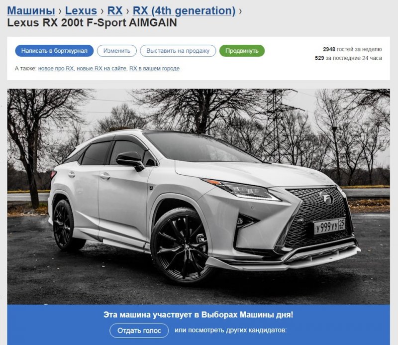 Lexus RX 200t f Sport