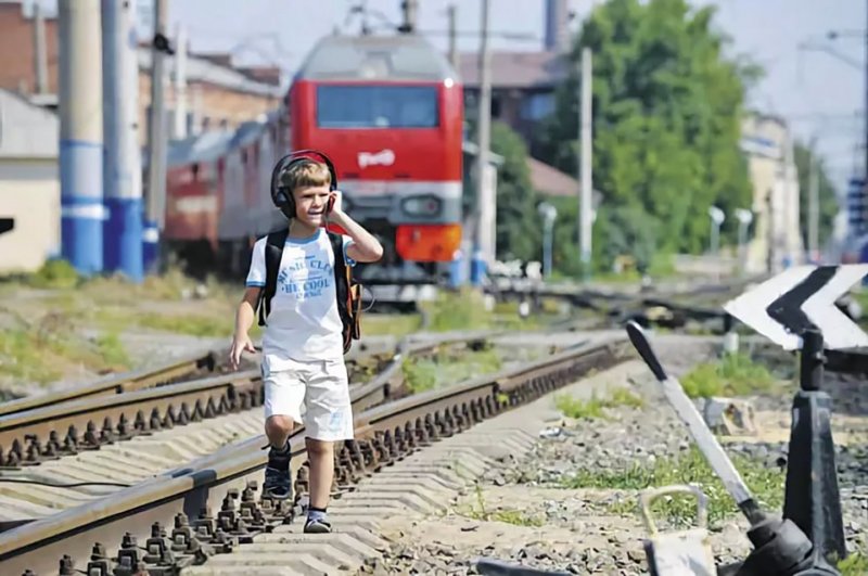Дети на ЖД дороге