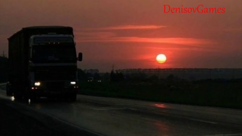 КАМАЗ ночью зимой