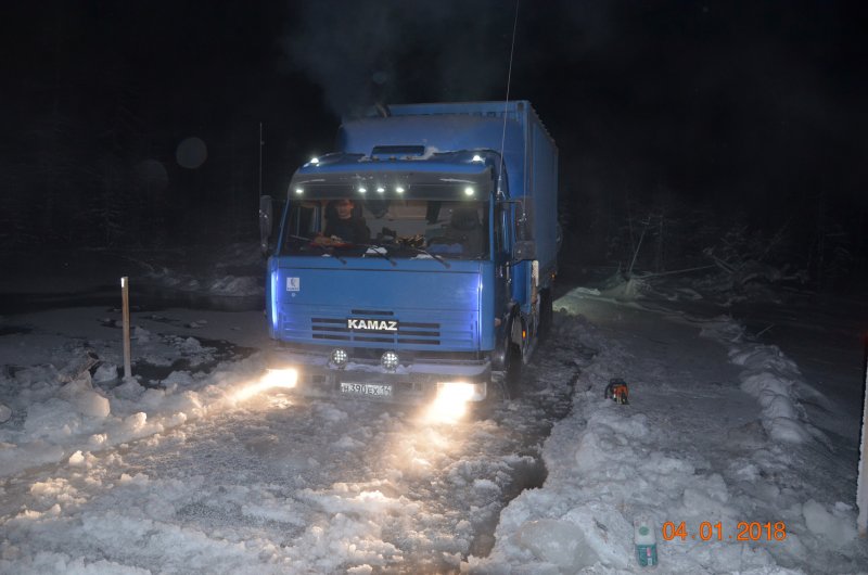 Дальнобойщики ночью