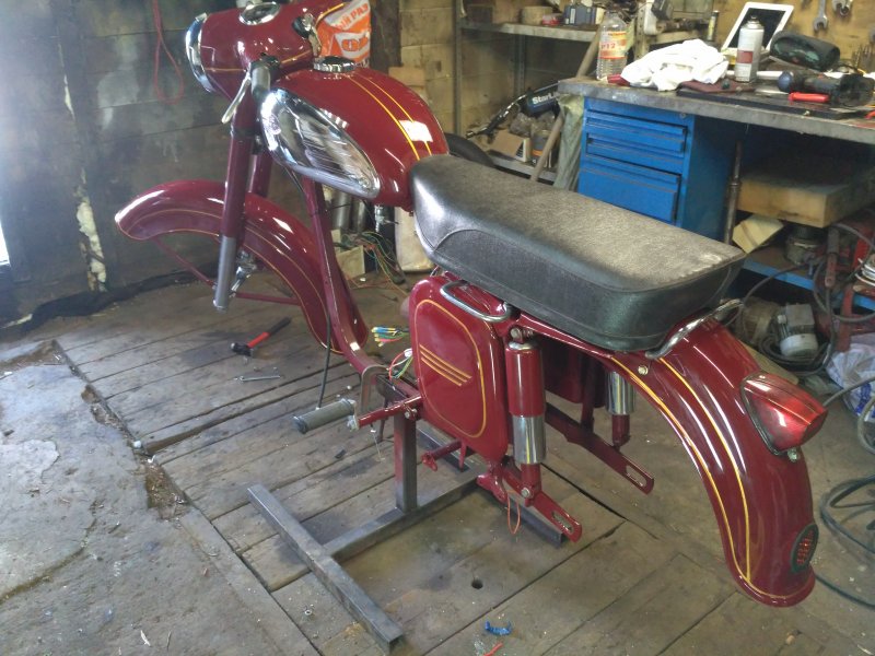 Мотоцикл Jawa 350 Typ 354 1954
