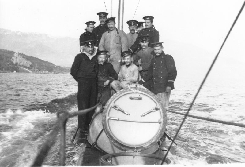 Экипаж подводной лодки 1908 год