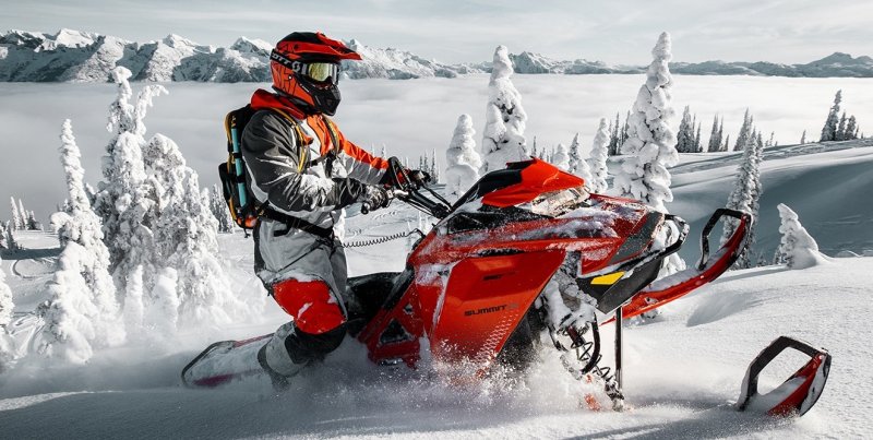 Summit x 165″ 850 e-Tec shot