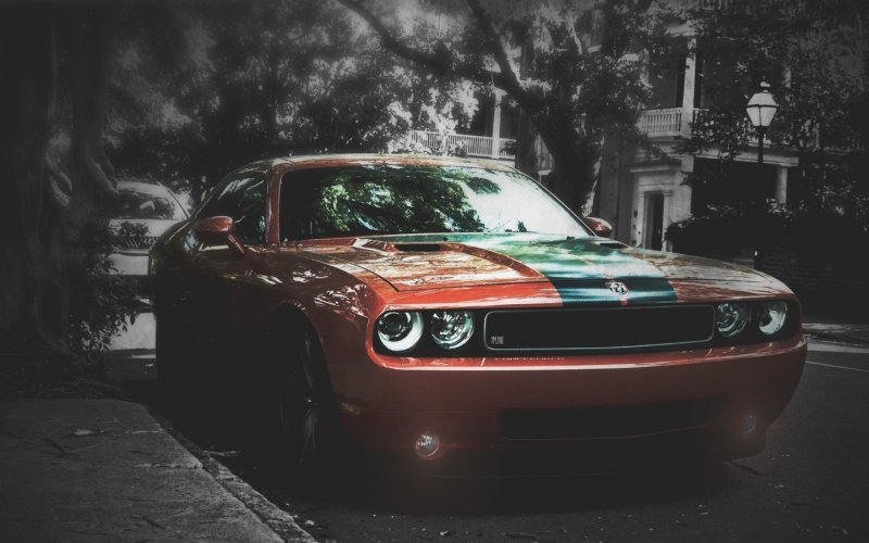 Dodge Challenger 4к