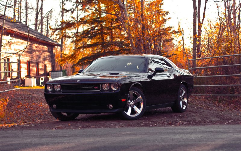 Dodge Challenger черный