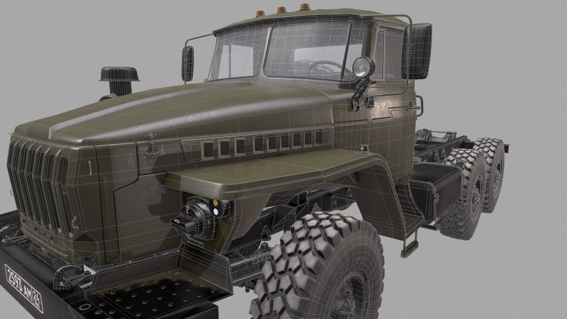 Салон кабины Урал 4320-48