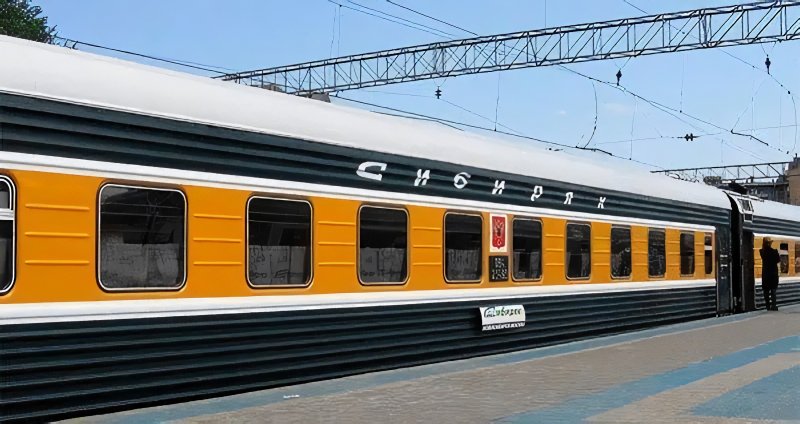 Локомотив с вагонами
