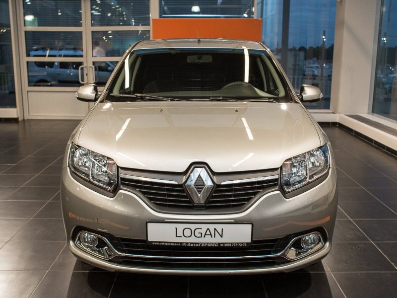 Renault Logan 2014 бежевый