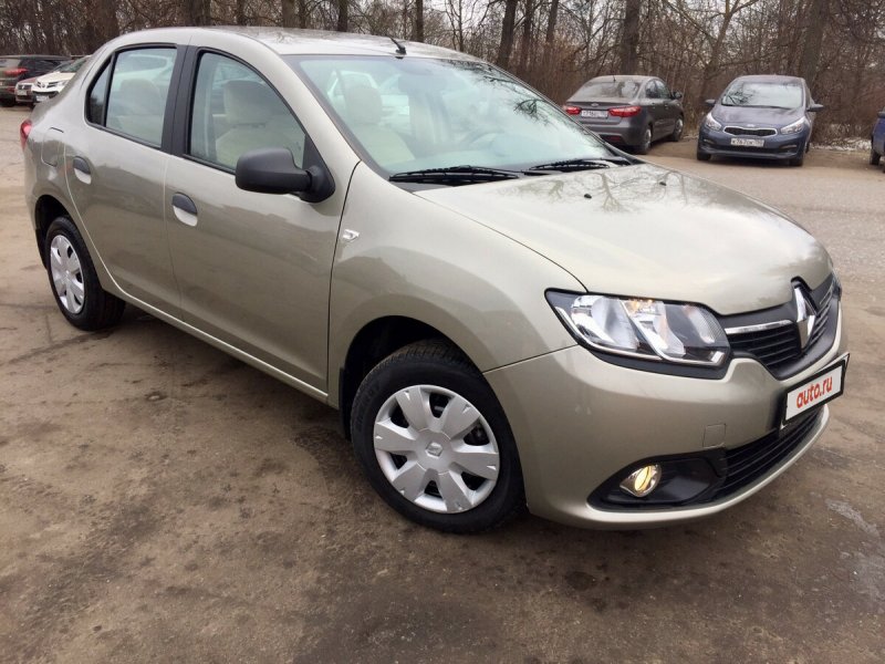 Renault Logan 2014 бежевый