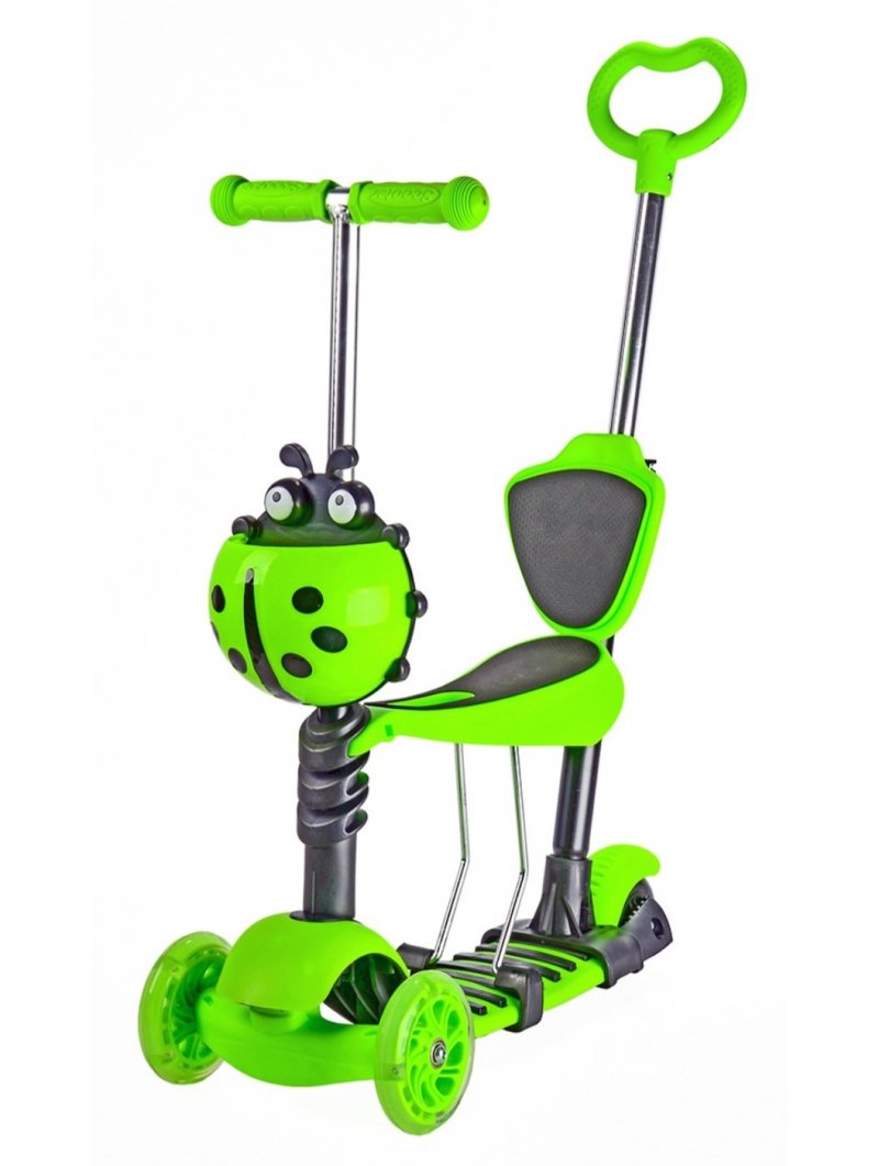 Кикборд Moby Kids 641030 3-in-1 Green