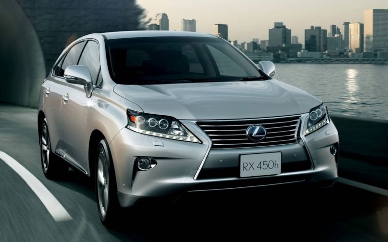 Lexus rx450h серебристый