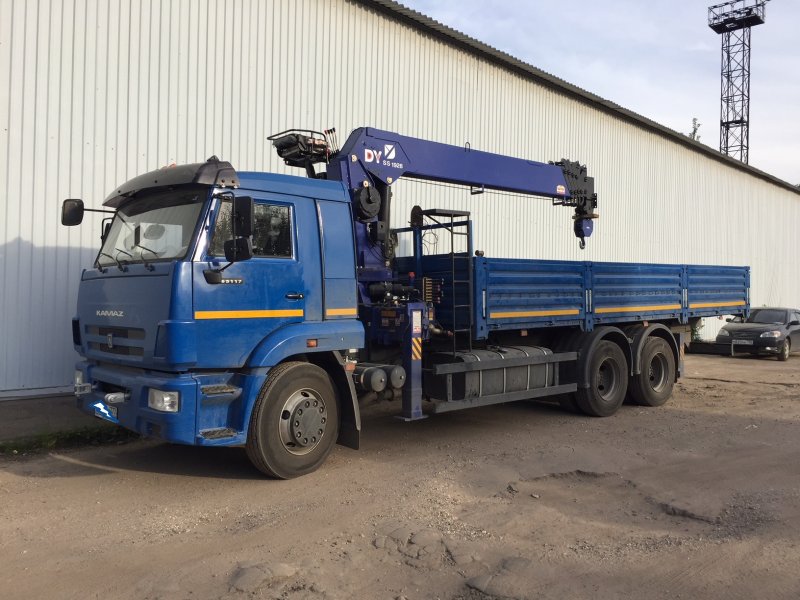 КАМАЗ 65117 С гидроманипулятором