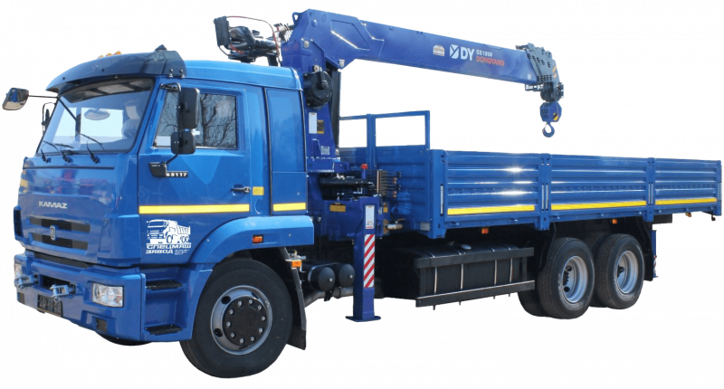 КАМАЗ 65117 бортовой с манипулятором