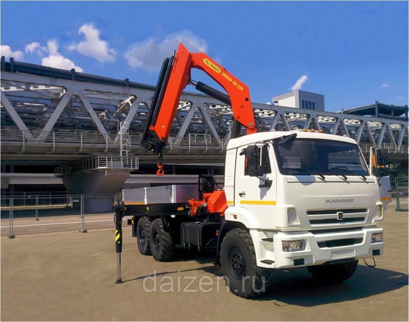 КАМАЗ 43118 С КМУ Palfinger Inman im 320