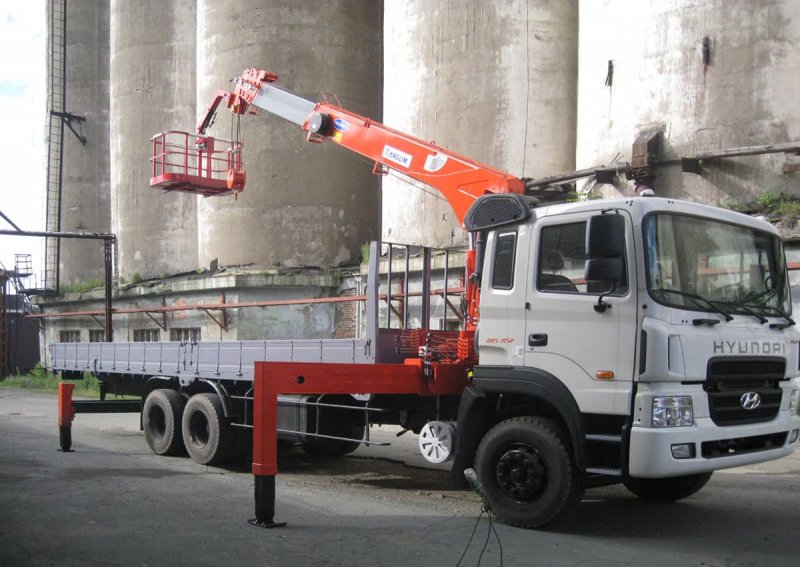 Hyundai HD 170 манипулятор