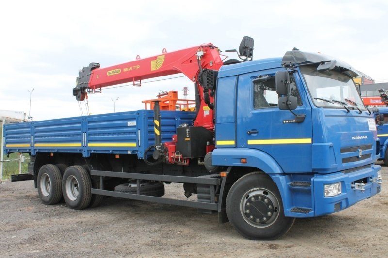 КАМАЗ 65117 бортовой с манипулятором