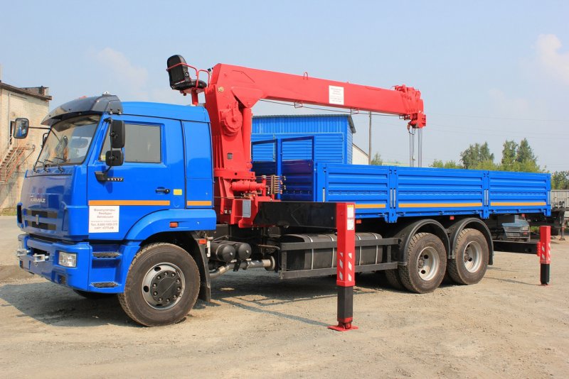 КАМАЗ 65117 С КМУ Horyong hrs 216