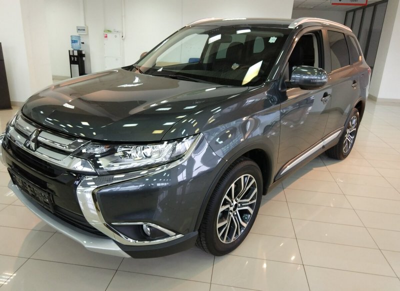 Mitsubishi Outlander 2021 цвет серый металлик