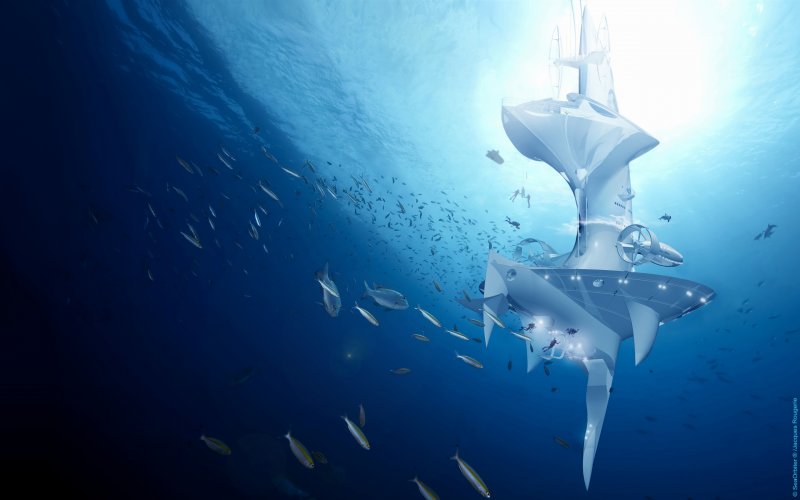 Корабль для исследования морских глубин