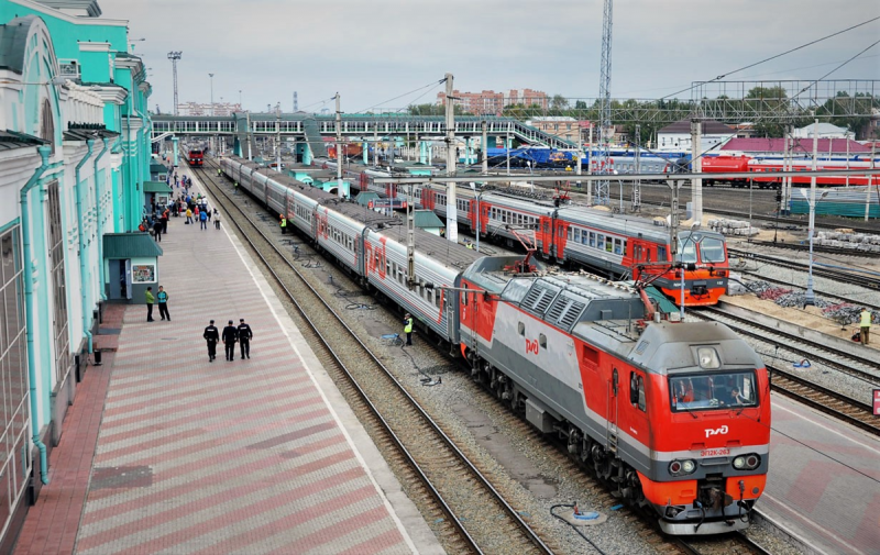 ЖД станция Омск пассажирский