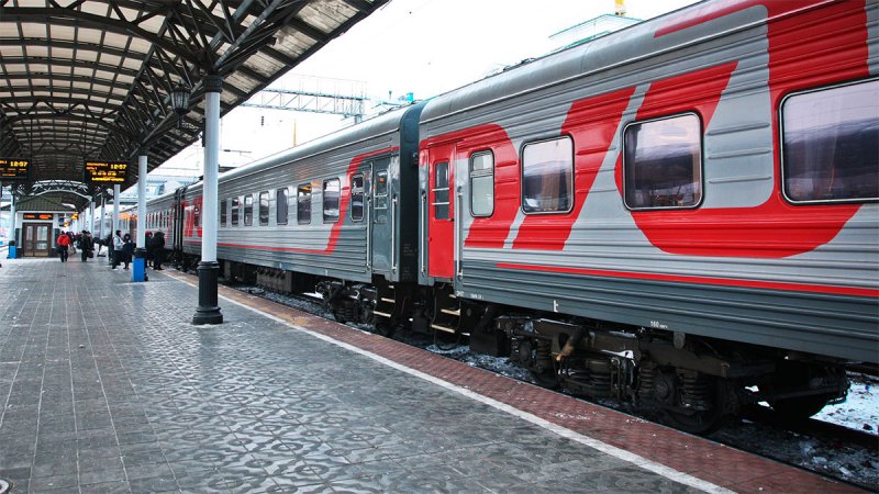 ЖД вокзал Красноярск перрон