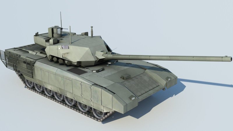 Танк т-14 Армата сбоку