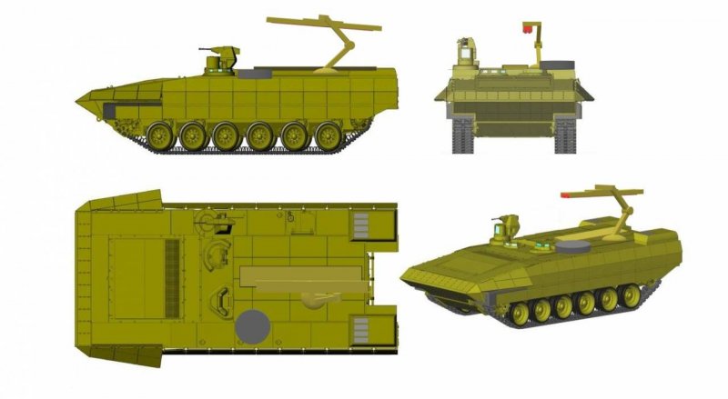 БМП Т-15 компоновка