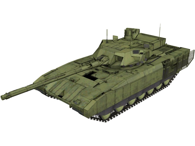 Т 14 Армата 3д модель