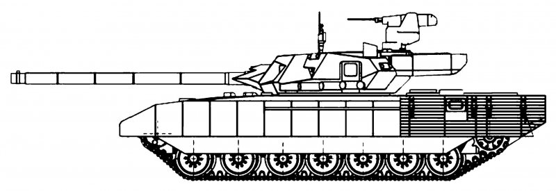 Чертеж танка т 14 армата