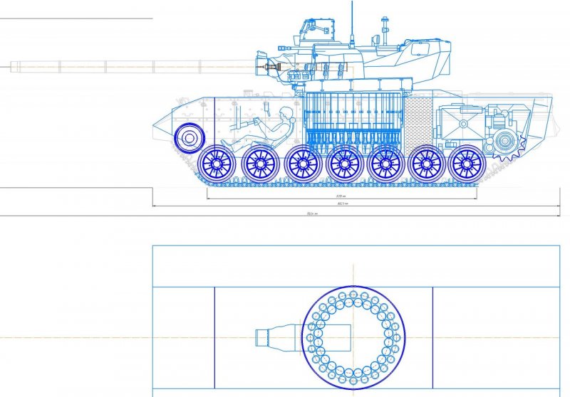 Т-14 Армата габариты
