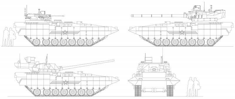 БМП Т-15 чертеж