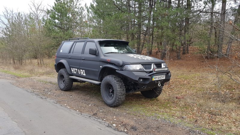 Mitsubishi Pajero Sport 2 на 33 колесах