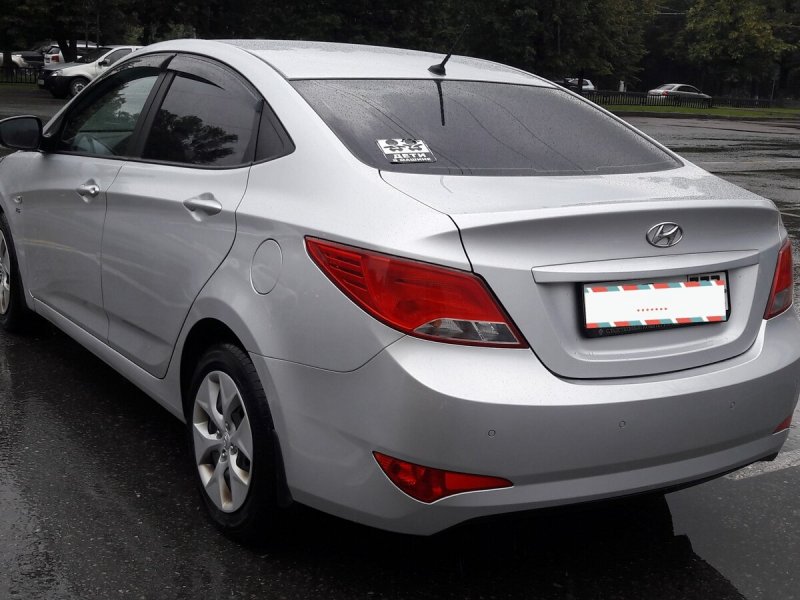 Hyundai Solaris Silver 2015