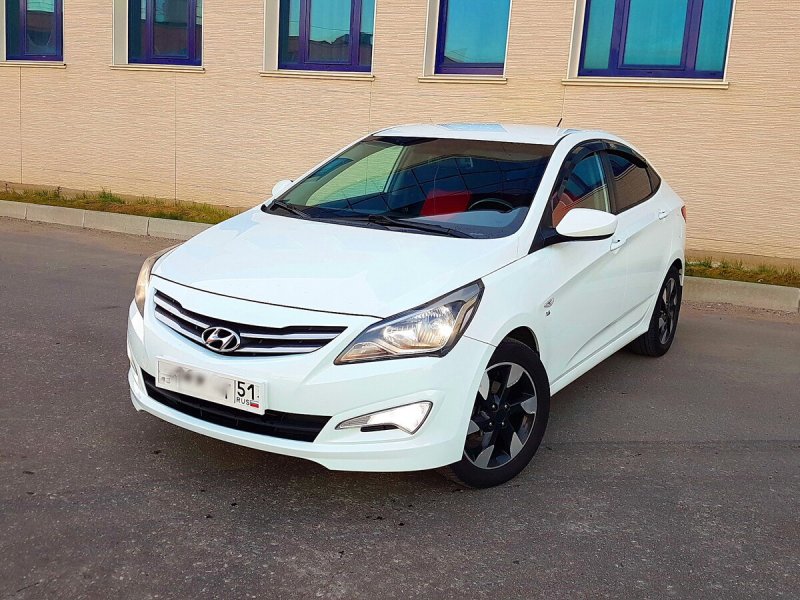 Hyundai Solaris 2014 белый